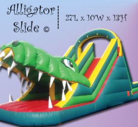 T8-184 Bloco inflável de crocodilo