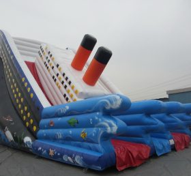 T8-188 Polia seca inflável Titanic