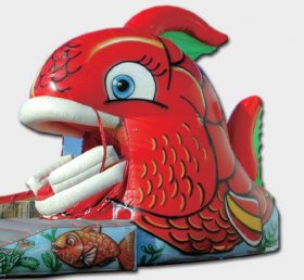 T8-353 Escorpião inflável de peixe vermelho