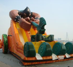 T8-360 Bloco gigante do ladrão do escorregador inflável