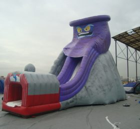 T8-395 Bloco inflável infantil gigante com tema de Halloween