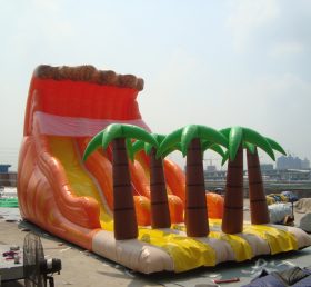 T8-397 Escorpião gigante com tema de floresta de slide inflável