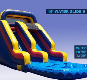 T8-408 Bloco inflável gigante com piscina
