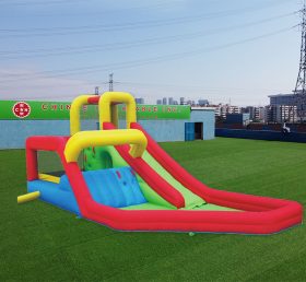 T8-553 Jogo de combinação de parque de diversões de saltador de água inflável de cor comercial ao ar livre