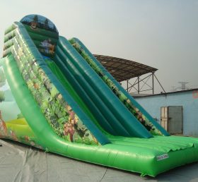 T8-697 Escorpião gigante com tema de floresta de slide inflável