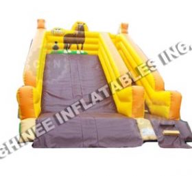 T8-776 Escorpião seco inflável infantil amarelo cavalo