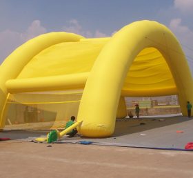 Tent1-40 Tenda inflável amarela