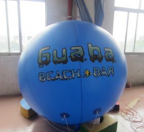 B2-13 Balão azul inflável gigante de publicidade ao ar livre