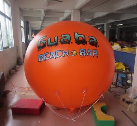 B2-20 Balão laranja inflável ao ar livre