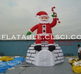 C1-163 Brinquedo inflável de Natal Papai Noel