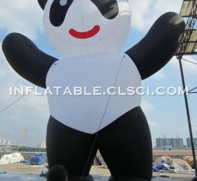 Cartoon1-18 Cartoon inflável panda