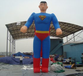 Cartoon1-692 Cartoon inflável super-herói
