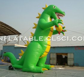 Cartoon1-655 Cartoon inflável de dinossauro