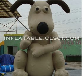 Cartoon1-679 Cartoon inflável de cachorro