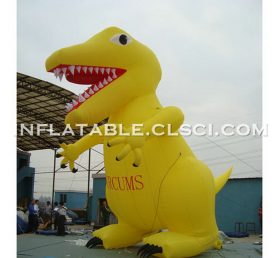 Cartoon1-683 Cartoon inflável de dinossauro
