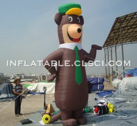 Cartoon2-080 Cartoon inflável urso