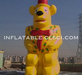 Cartoon1-727 Cartoon inflável urso amarelo