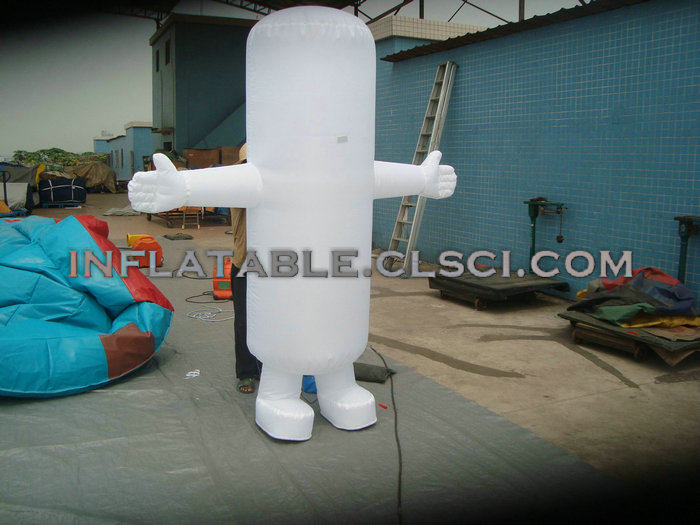 M1-194 White Inflatable Moving Cartoon