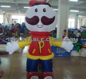 M1-219 Cartoon móvel inflável homem bonito