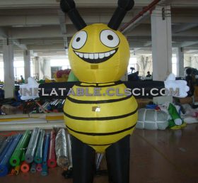 M1-251 Cartoon móvel inflável de abelha