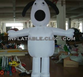 M1-258 Cartoon móvel inflável cão