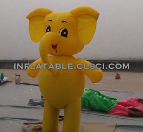 M1-259 Cartoon móvel inflável de elefante