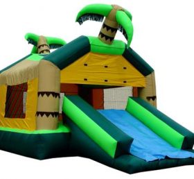 T2-1004 Trampolim inflável com tema de selva