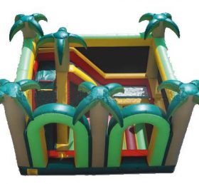 T2-1029 Trampolim inflável com tema de selva