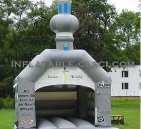 T2-1061 Trampolim inflável ao ar livre