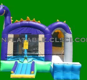 T2-1069 Trampolim inflável de dinossauro