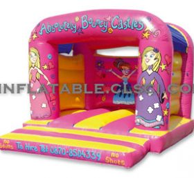 T2-1211 Trampolim inflável de menina bonita