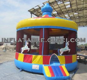 T2-1277 Trampolim inflável de circo
