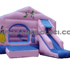 T2-2183 Princesa com escorregador pulando castelo