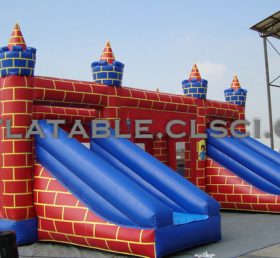 T2-2305 Combinação de castelo de trampolim inflável