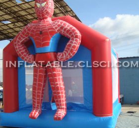 T2-2742 Trampolim inflável super-herói Homem-Aranha