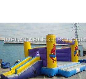 T2-2812 Trampolim inflável super-herói Homem-Aranha