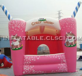 T2-2847 Trampolim inflável rosa