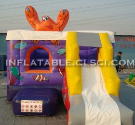 T2-2866 Trampolim inflável de desenho animado