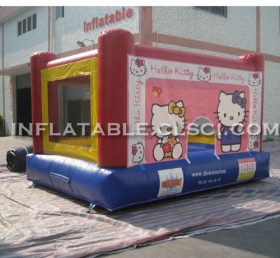 T2-2979 Trampolim inflável Hello Kitty