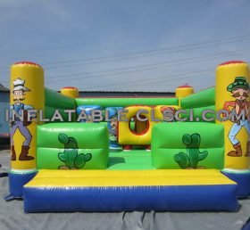T2-366 Trampolim inflável cowboy ocidental