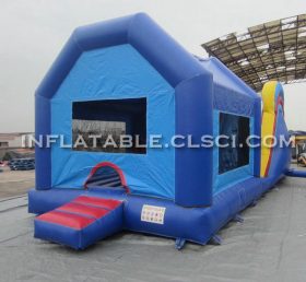 T2-518 Saltador de salto em altura inflável saltando pista de obstáculos de salto em casa
