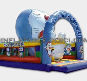 T2-738 Doraemon inflável trampolim