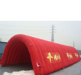 Tent1-364 Tenda de túnel inflável vermelho