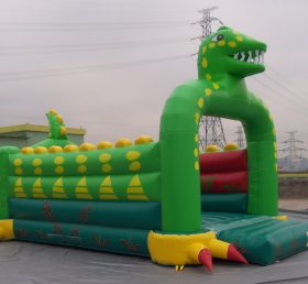 T2-302 Trampolim inflável de dinossauro