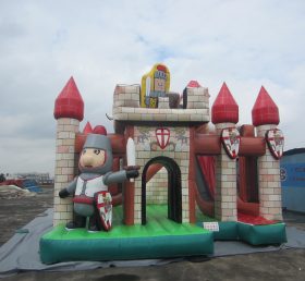 T2-3306 Castelo inflável de palhaço feliz