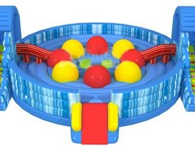 T11-1213 Movimento de bola inflável