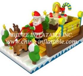 T2-3336 Cadeira de balanço inflável de Natal para crianças
