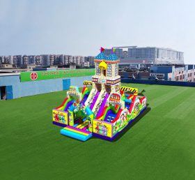 T6-462 Cartoon gigante inflável parque de diversões infantil slide