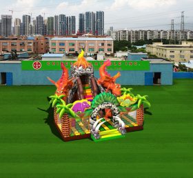 T6-468 Recreação Infantil do Castelo Inflável de Dinossauro