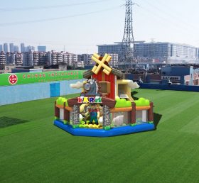 T6-474 Parque de diversões inflável gigante fazenda parque de diversões inflável infantil